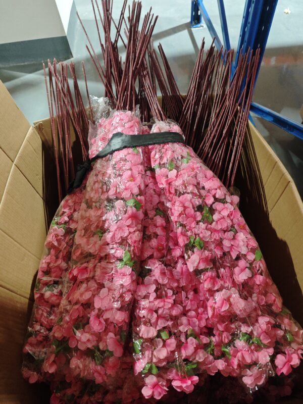 Artificial Large Peach Blossom Branch