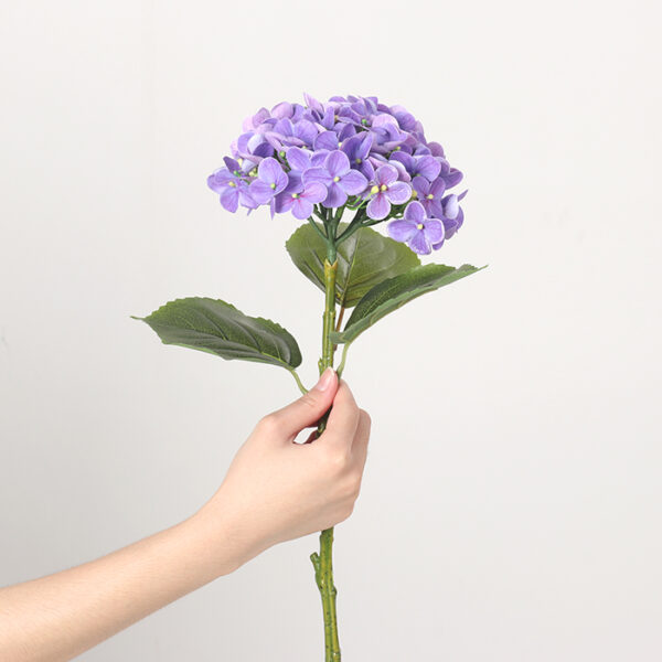 Real-Touch Premium Large Hydrangea (Purple)