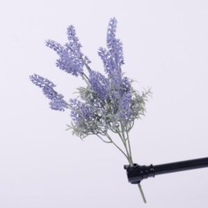 Artificial 5-Fork Powder-Dusted Lavender - Purple