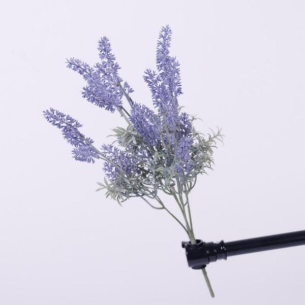 Artificial 5-Fork Powder-Dusted Lavender - Purple