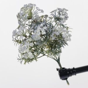 Artificial 7-Fork Spray-Painted Pompon Chrysanthemums - Gray