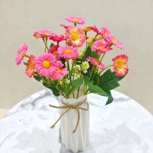 Artificial Flower - Red (Small Daisy)
