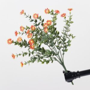 Artificial 7-Fork Eucalyptus Daisies - Bright Red