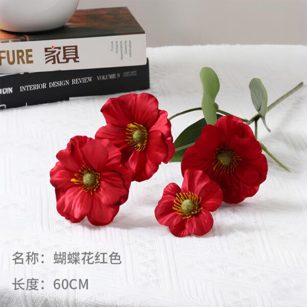 Artificial Butterfly Flower, Red