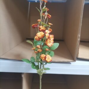 Artificial Rose (Orange Red)