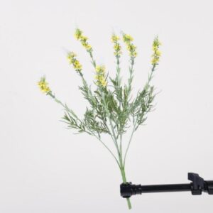 Artificial 7-Fork Lavender Baby's Breath - Yellow
