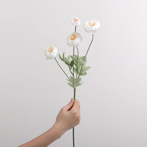 4-Head Linglong Tea Rose (White)