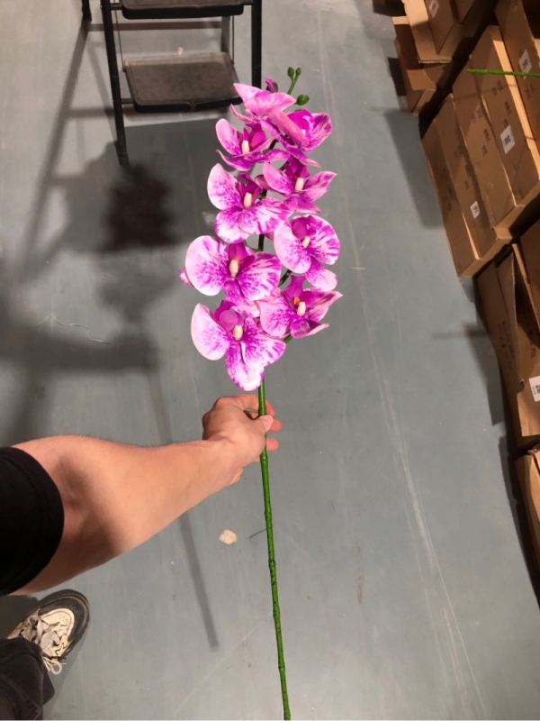 Real-Touch Coated Phalaenopsis Orchid (Light Purple)