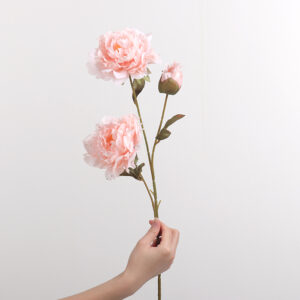 3-Head Large Peony (Light Pink)
