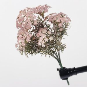 Artificial 7-Fork Spray-Painted Pompon Chrysanthemums - Purple Red