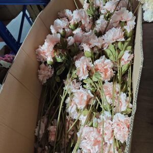 Artificial 3-Head Peony, Pink