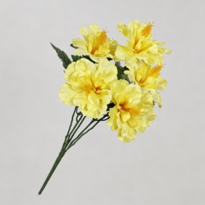 Artificial New 5-Head Hibiscus (Yellow)