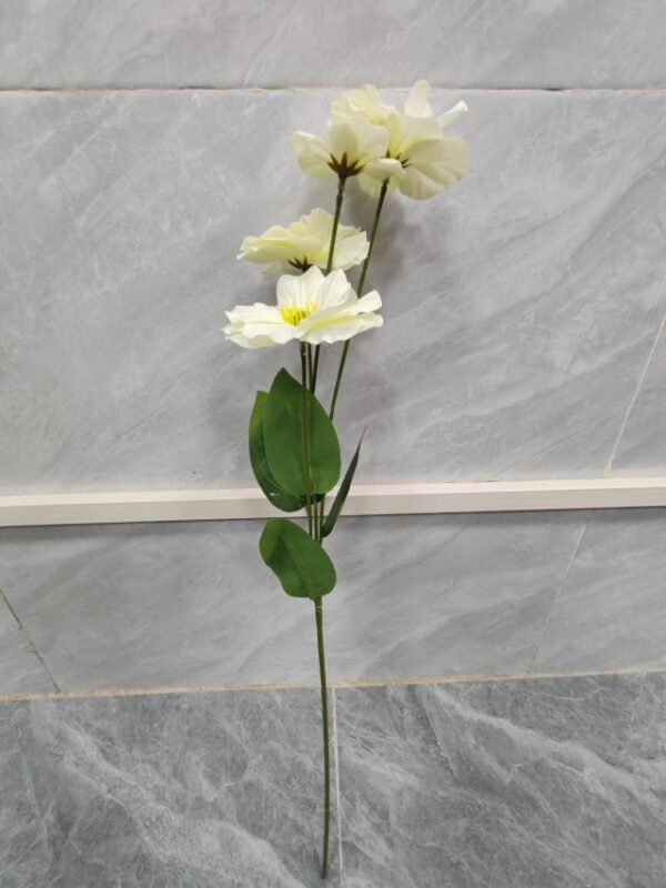 Artificial Butterfly Flower, Cream White