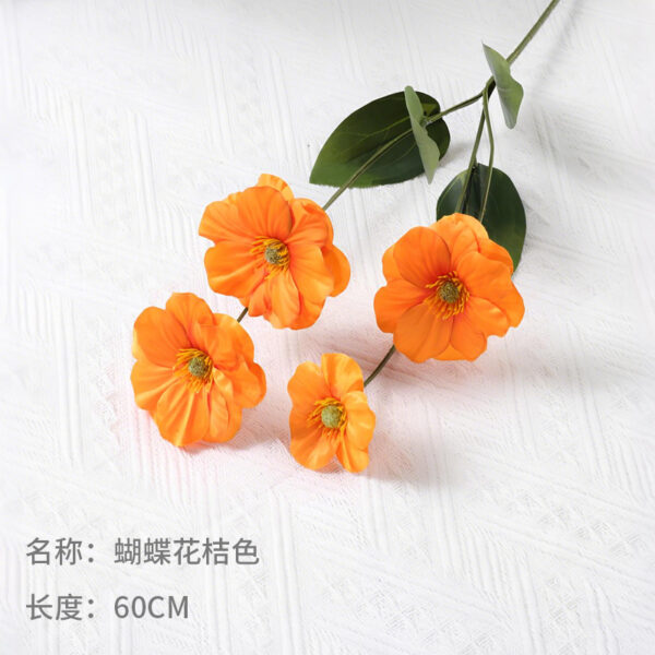 Artificial Butterfly Flower, Orange