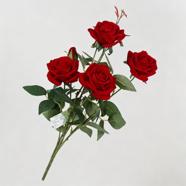 Artificial George Rose (Bright Red)
