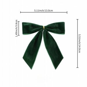 Burgundy Velvet Christmas Tree Bow, Wine Red Ribbon Ornament for Holiday Wreath Garland and Home Decor, Wholesale