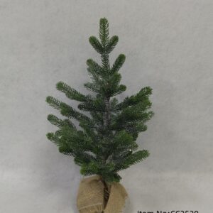 Mini Flocked Pine Spruce Christmas Tree 24 Inch Tabletop Decor, Wholesale Faux Winter Tree