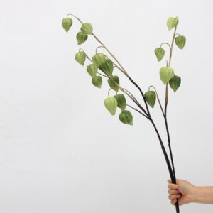 Multicolor Artificial Physalis Branches, Faux Chinese Lantern Flower Stems for Autumn Home Decor, Wholesale