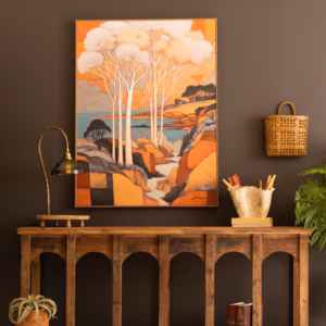 Reclaimed Wood Multi-Arched Console